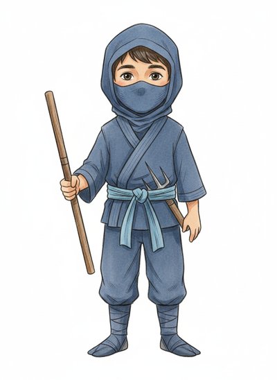 My Wee Ninja Warrior 🥷 - Gentle Pencil