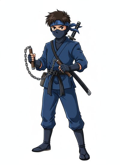 My Wee Ninja Warrior 🥷 - Classic Anime