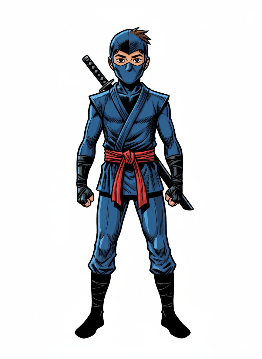 Andrew the Stealthy Ninja - Comic Book