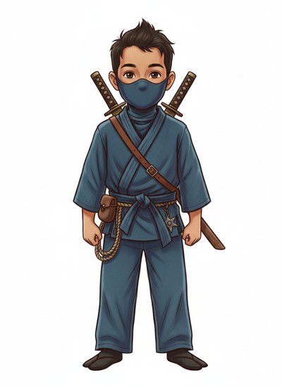 My Wee Ninja Warrior 🥷 - Vintage Storybook