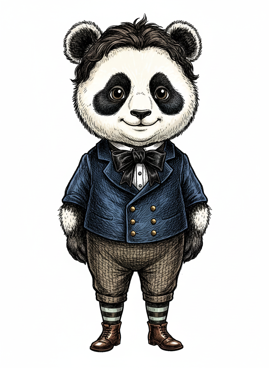 Pandy Andy - Victorian Illustration