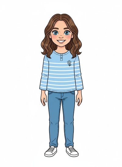 Astrid's Character Pack - Classic Coloring Book