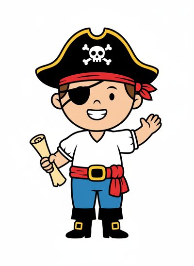 Andrew's Pirate Adventure 🏴‍☠️ - Preschool Simple