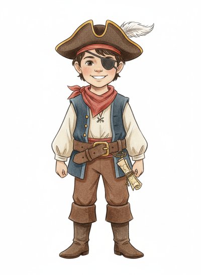 Andrew's Pirate Adventure 🏴‍☠️ - Gentle Pencil