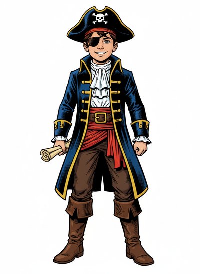 Andrew's Pirate Adventure 🏴‍☠️ - Comic Book