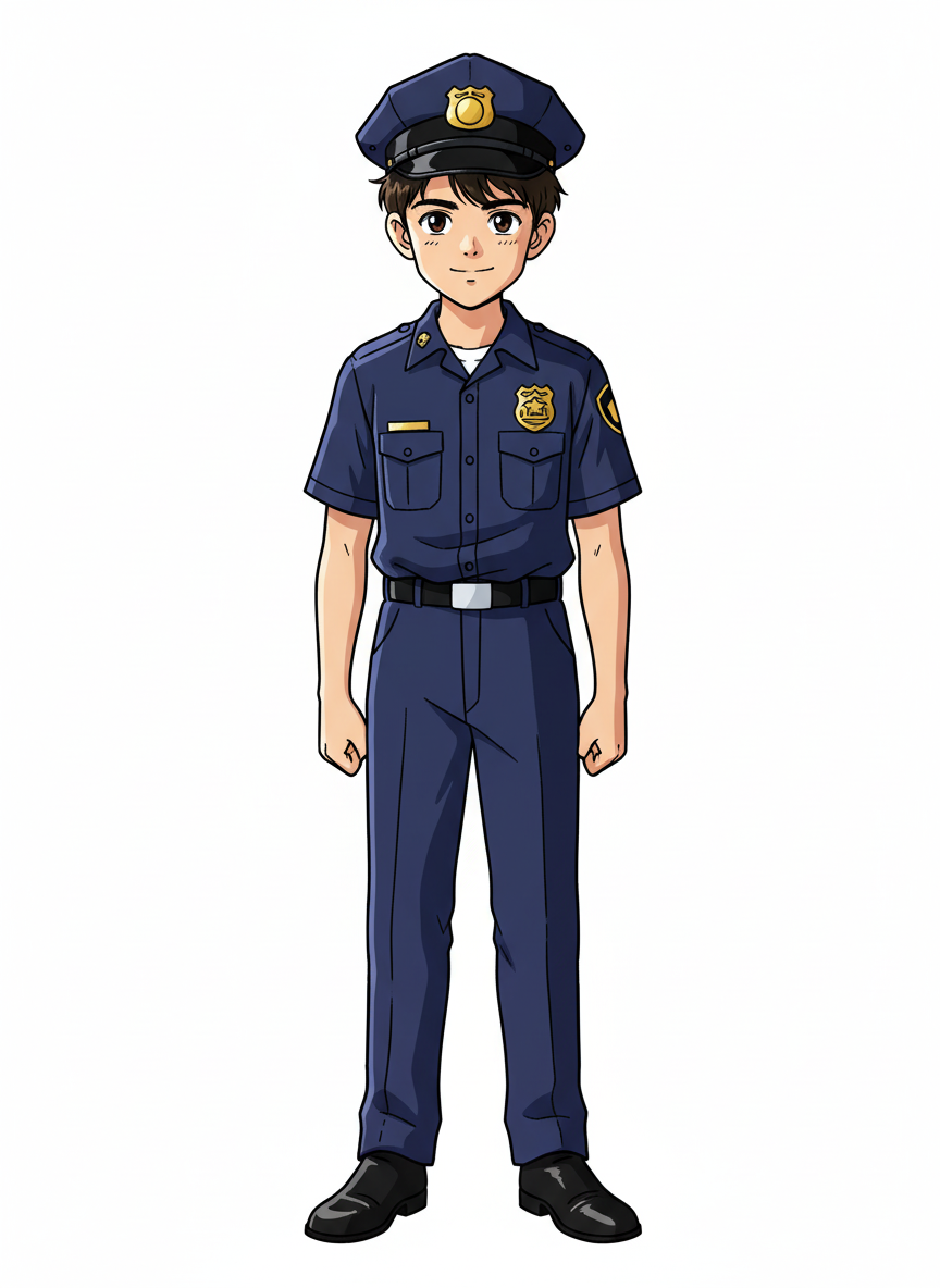 Andrew the Brave Officer - Classic Anime