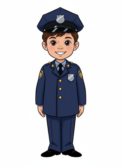 My Wee Lad as a Hero 👮‍♂️ - Golden Age Animation
