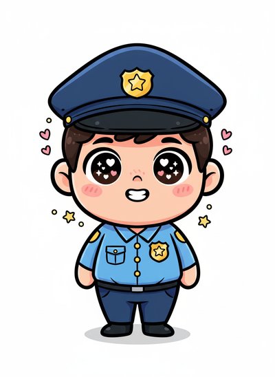 My Wee Lad as a Hero 👮‍♂️ - Kawaii Cute