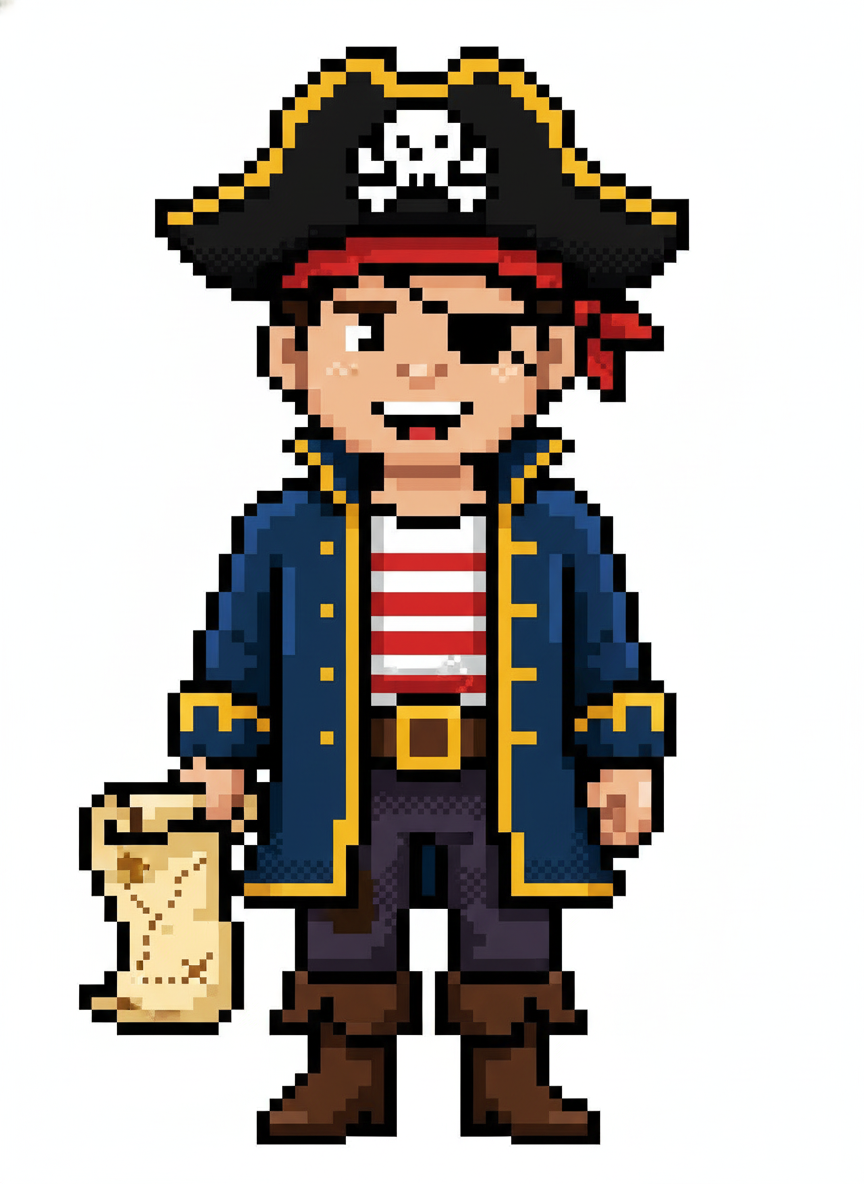 Captain Andrew the Bold - Pixel Art