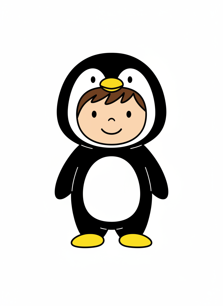 Penguin Andrew - Preschool Simple
