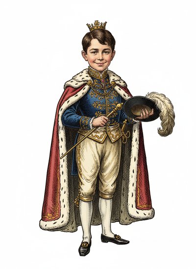 Andrew's Royal Adventure 👑 - Victorian Illustration