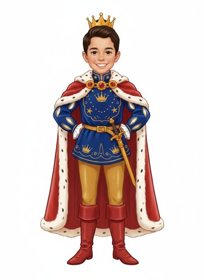 Andrew's Royal Adventure 👑 - Vintage Storybook