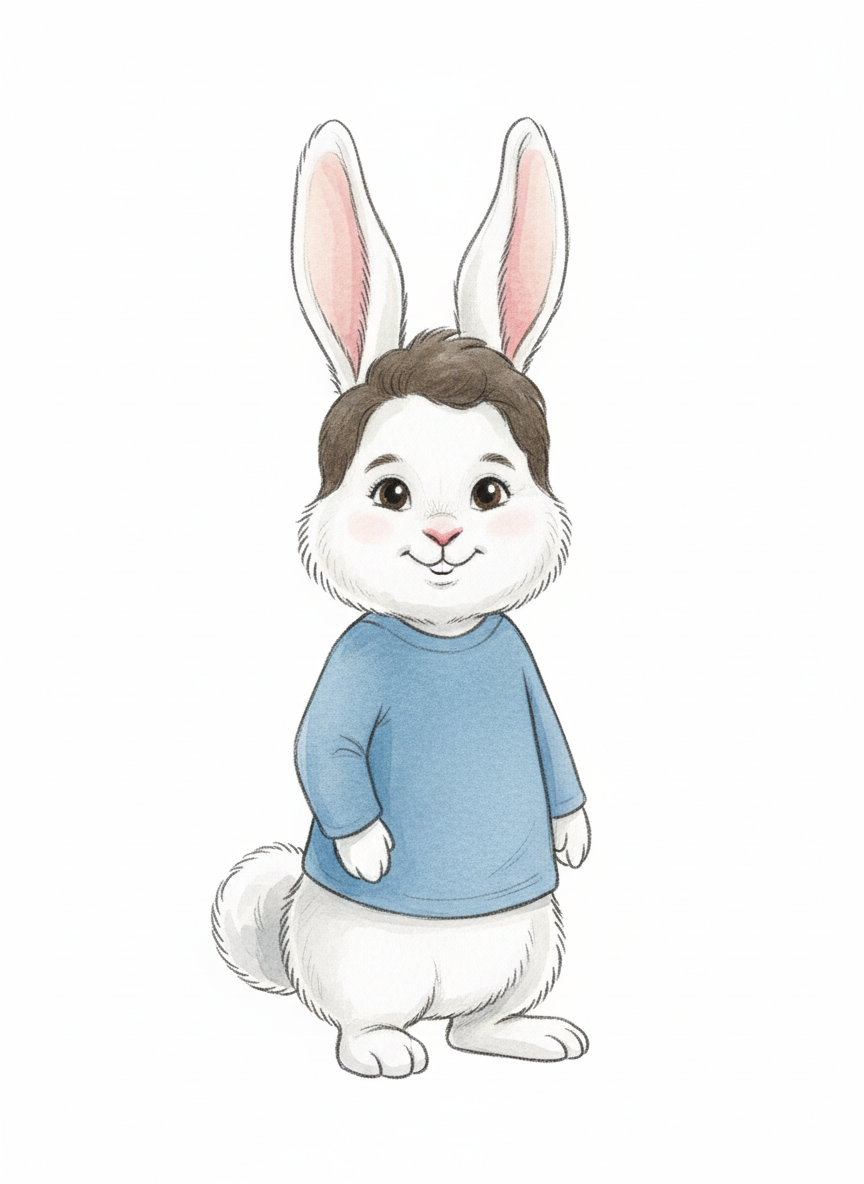 Andy the Rabbit - Gentle Pencil
