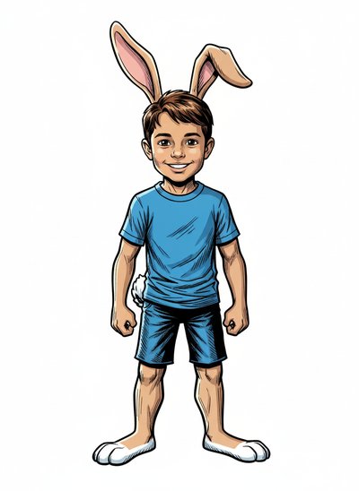 Andrew's Bunny Adventure 🐇 - Comic Book