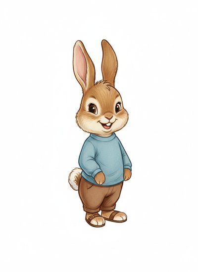 Andrew's Bunny Adventure 🐇 - Vintage Storybook