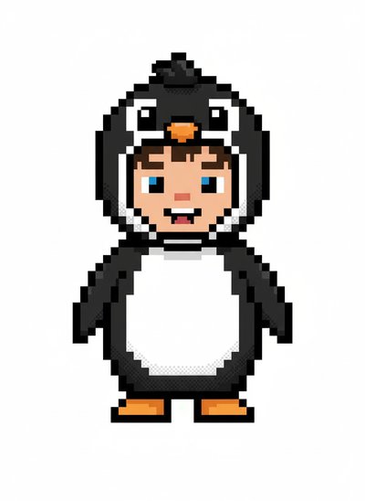 Andrew's Penguin Parade 🐧 - Pixel Art