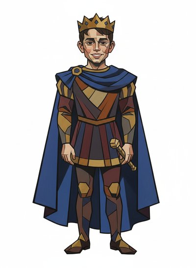 Andrew's Royal Adventure 👑 - Cubist Painting