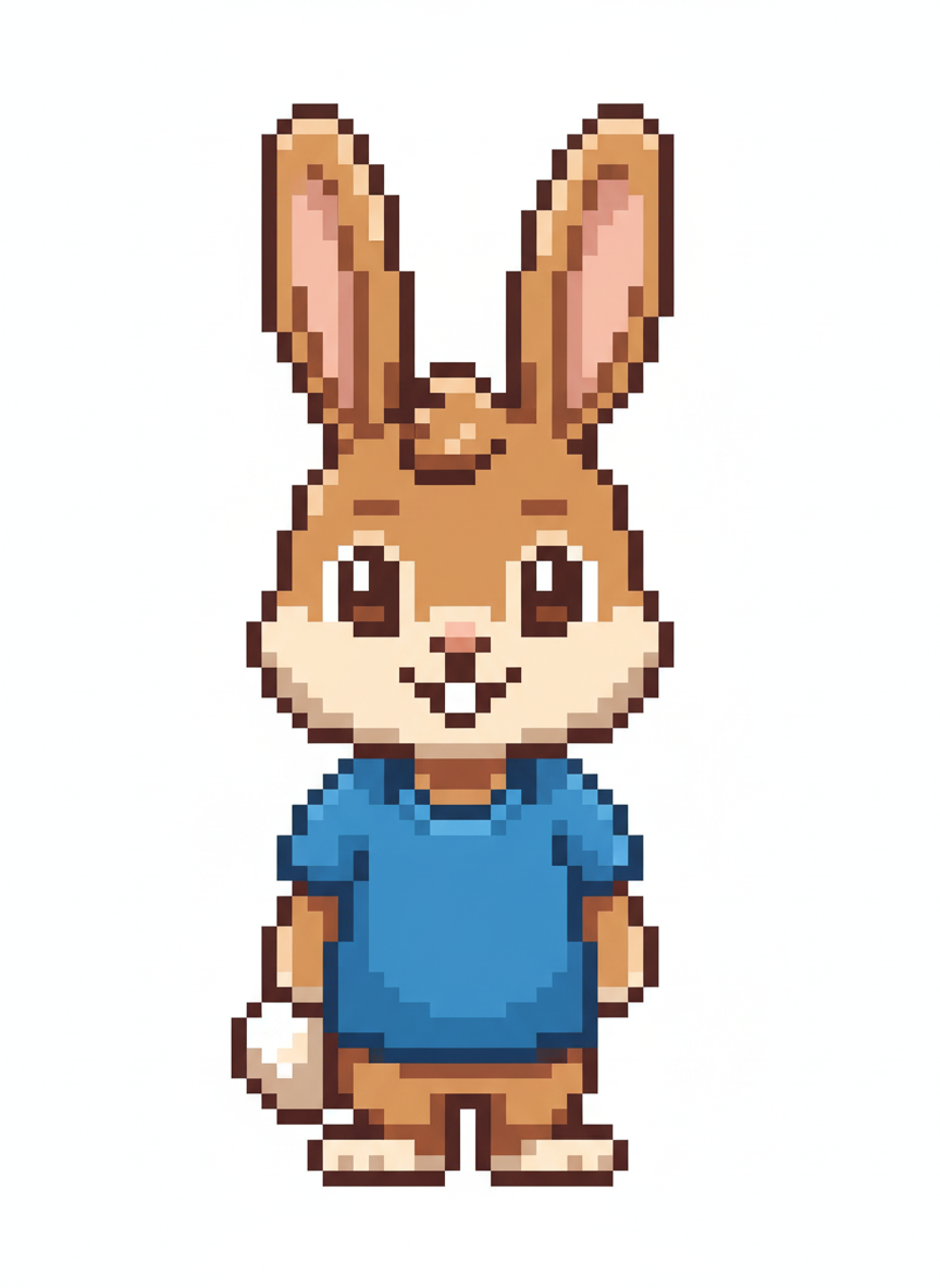 Andy the Rabbit - Pixel Art