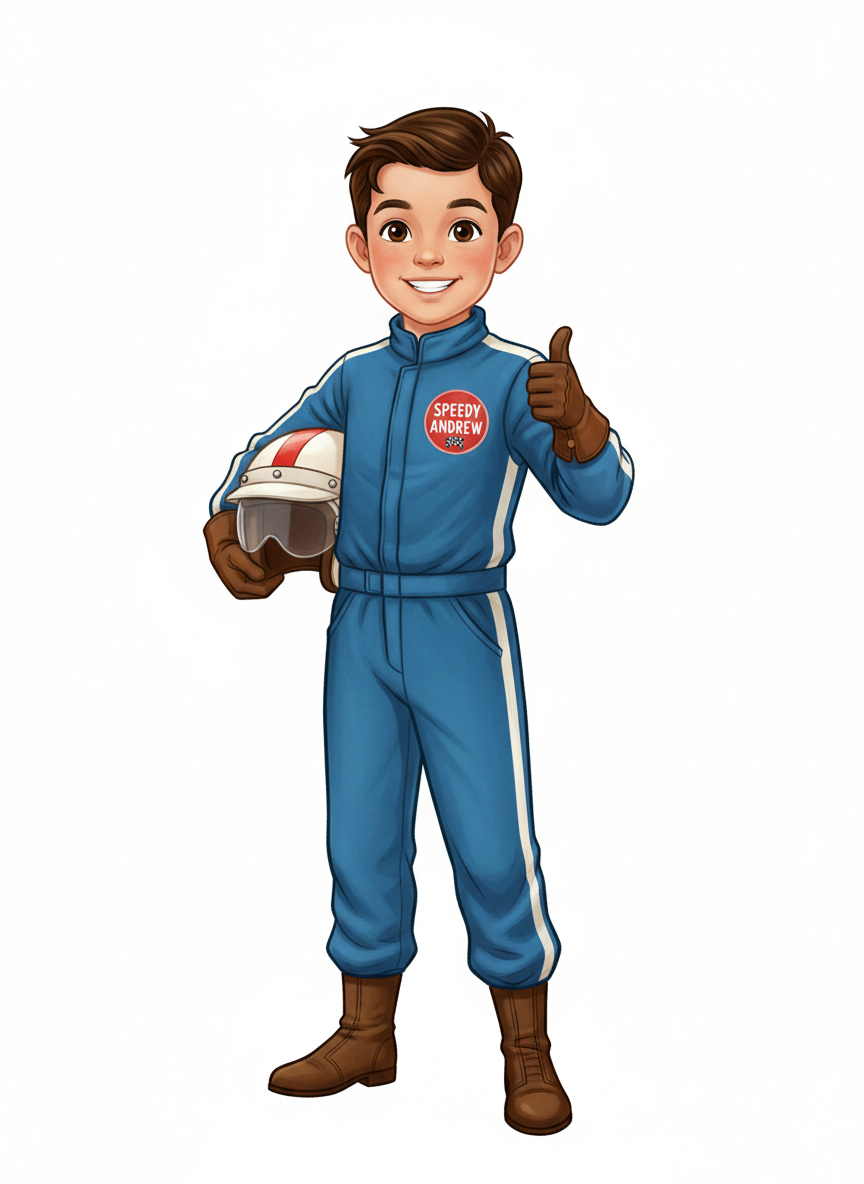 Speedy Andrew - Vintage Storybook
