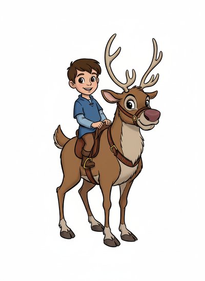 Andrew's Reindeer Adventure 🦌 - Golden Age Animation