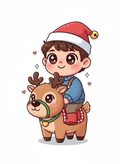 Andrew's Reindeer Adventure 🦌 - Kawaii Cute