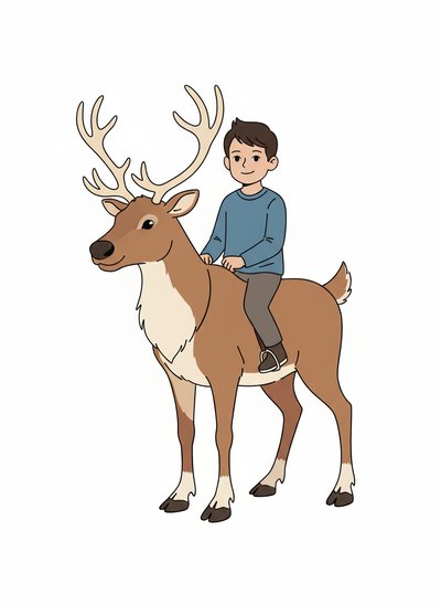 Andrew's Reindeer Adventure 🦌 - Minimalist