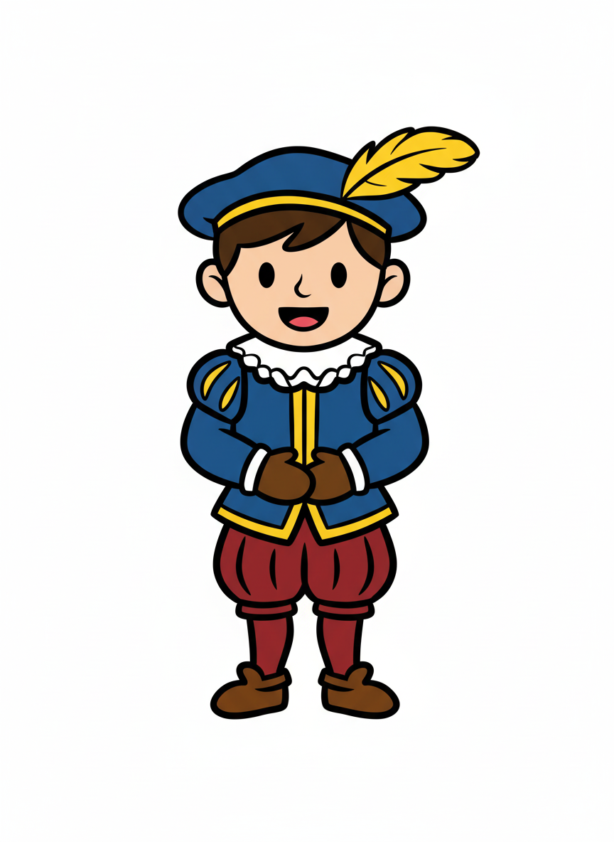 Andrew the Renaissance Lad - Preschool Simple