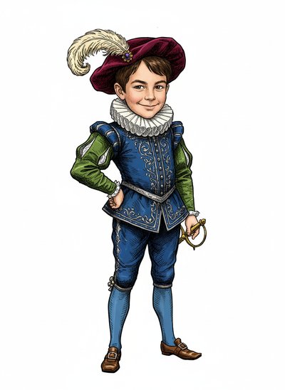 Andrew's Noble Dreams 👑 - Victorian Illustration