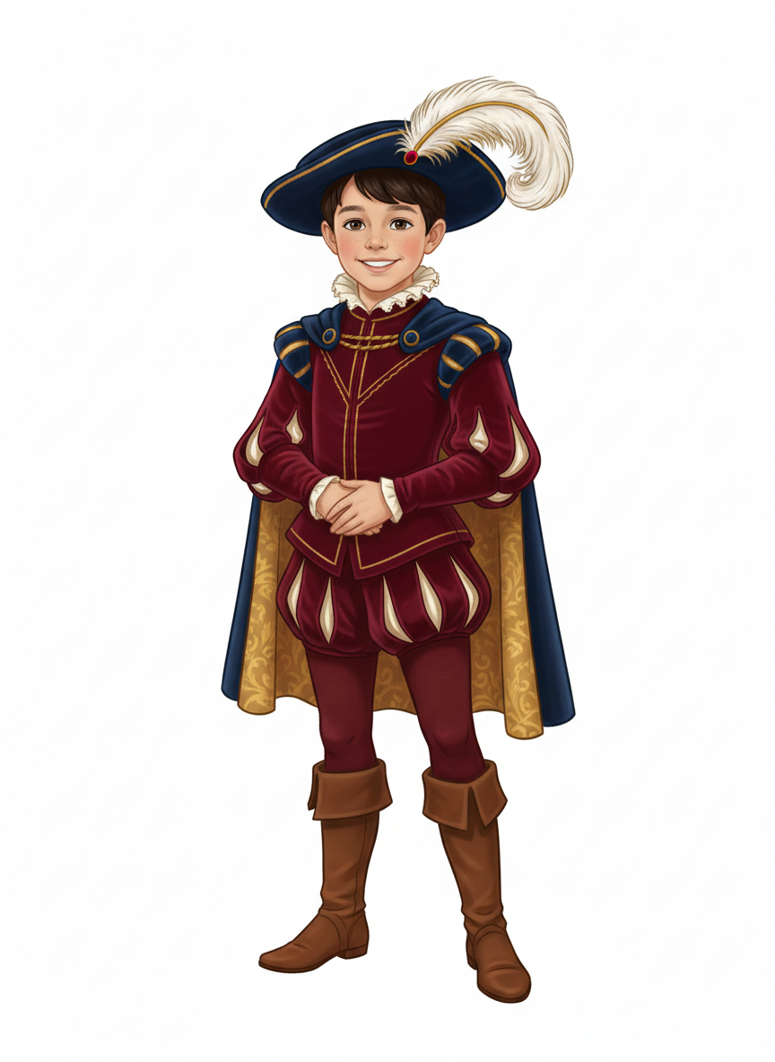 Andrew the Renaissance Lad - Vintage Storybook