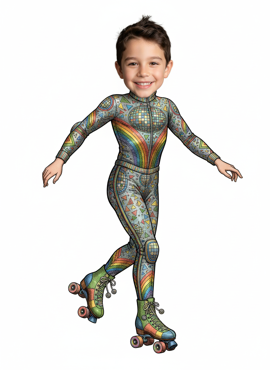 Disco Andrew - Victorian Illustration