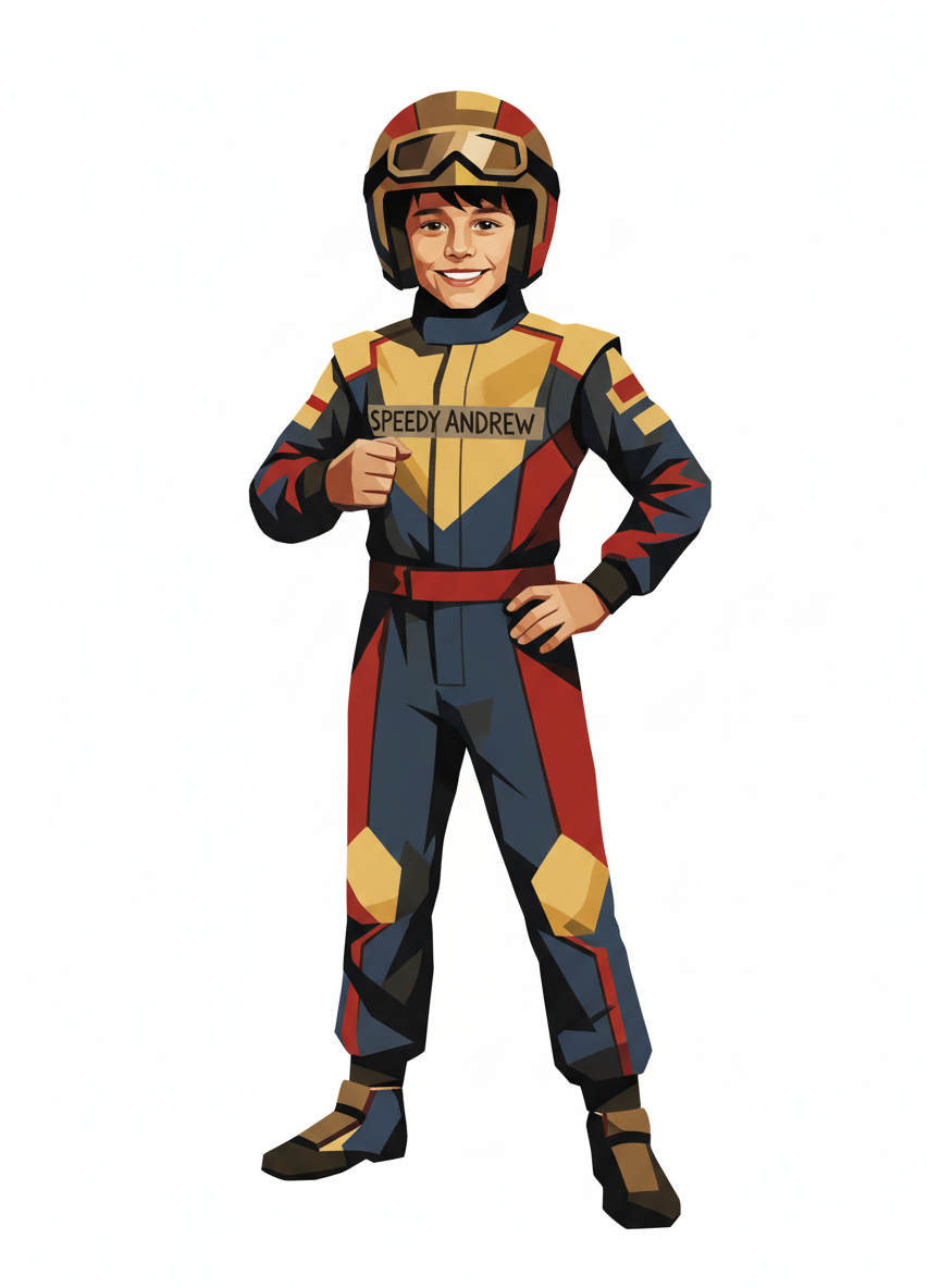 Speedy Andrew - Cubist Painting