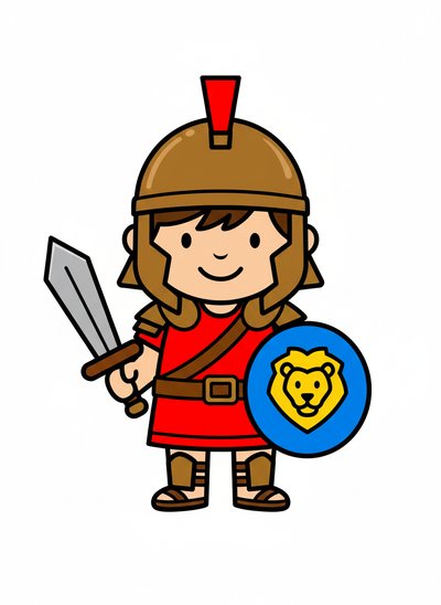 My Wee Gladiator Andrew - Preschool Simple