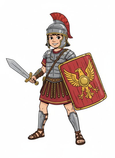 My Wee Gladiator Andrew - Classic Coloring Book