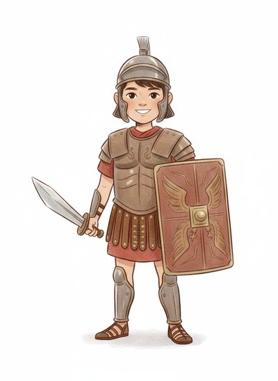 My Wee Gladiator Andrew - Gentle Pencil