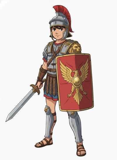 My Wee Gladiator Andrew - Classic Anime