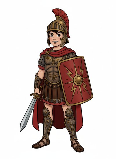 My Wee Gladiator Andrew - Golden Age Animation