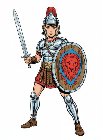My Wee Gladiator Andrew - Comic Book