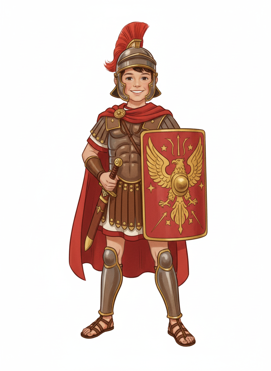 Andrew the Bold Gladiator - Vintage Storybook