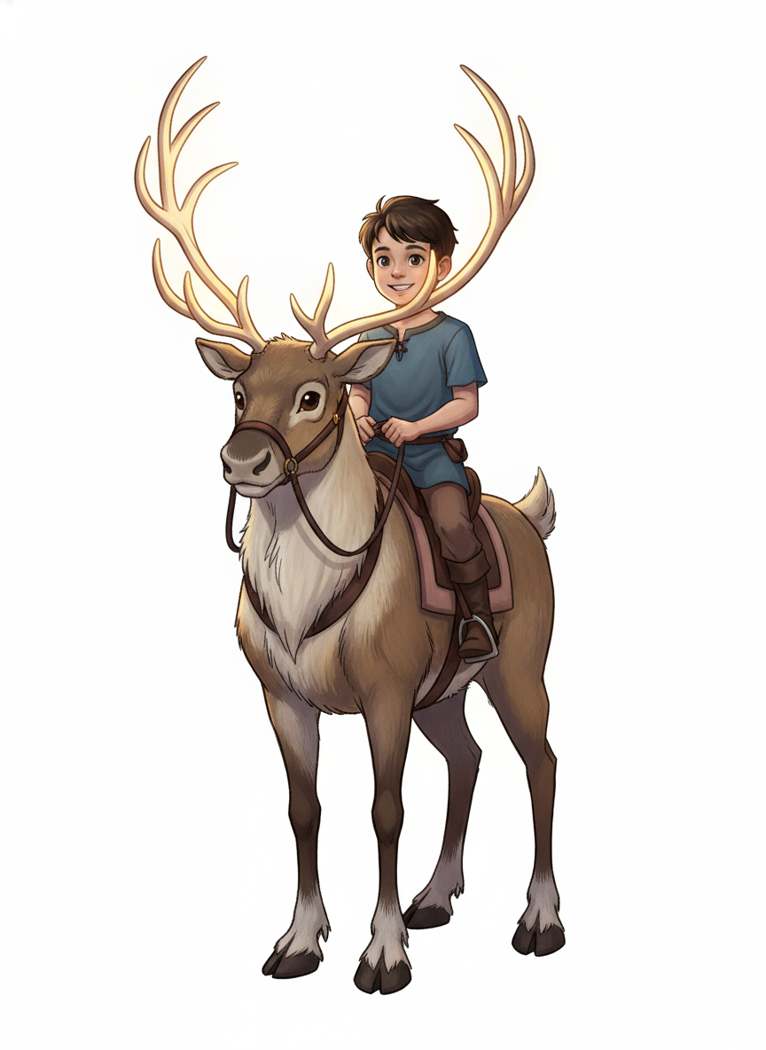 Andrew the Reindeer Rider - Webtoon Anime