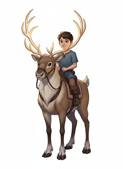 Andrew's Reindeer Adventure 🦌 - Webtoon Anime
