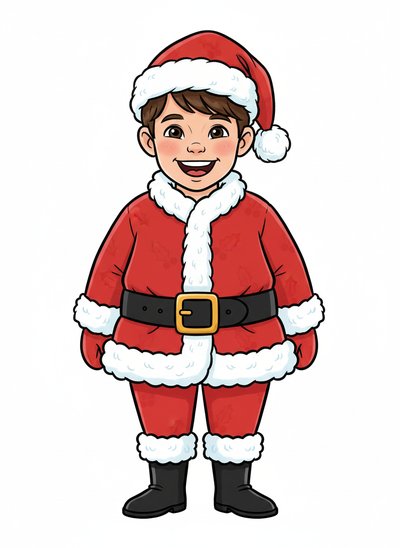 Andrew's Santa Adventures 🎅 - Classic Coloring Book