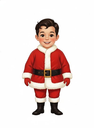 Andrew's Santa Adventures 🎅 - Vintage Storybook