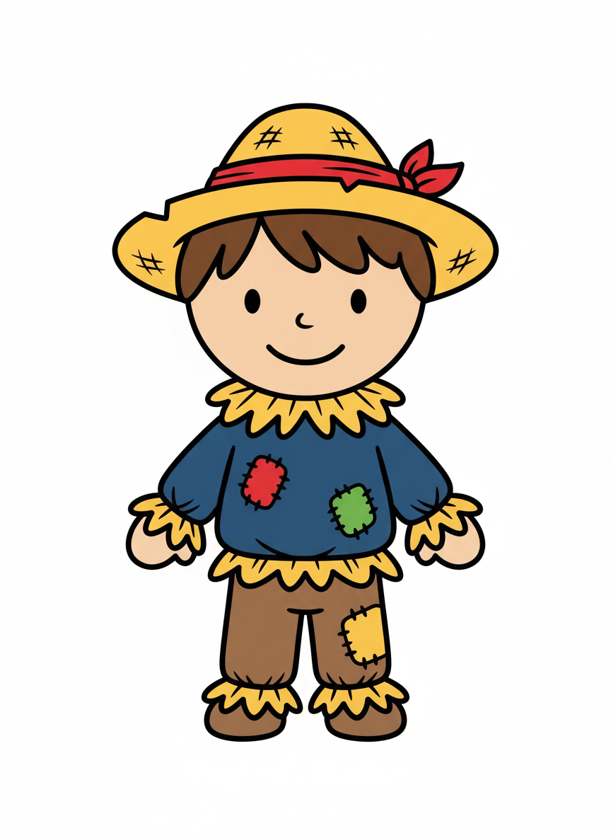 Scarecrow Andrew - Preschool Simple