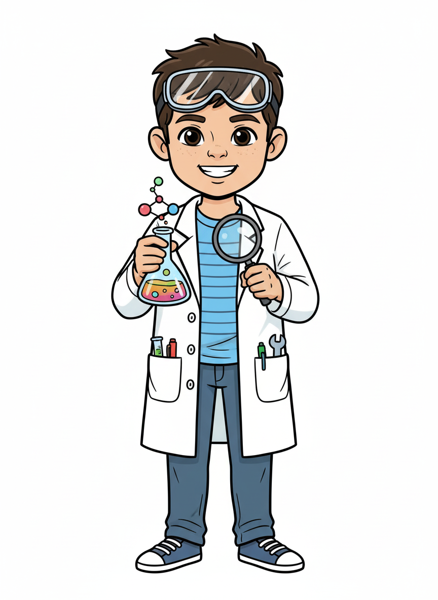 Andrew the Young Scientist - Classic Coloring Book
