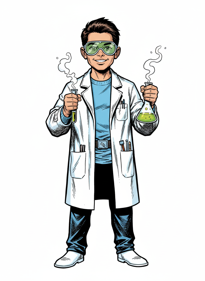 Andrew the Young Scientist - Comic Book