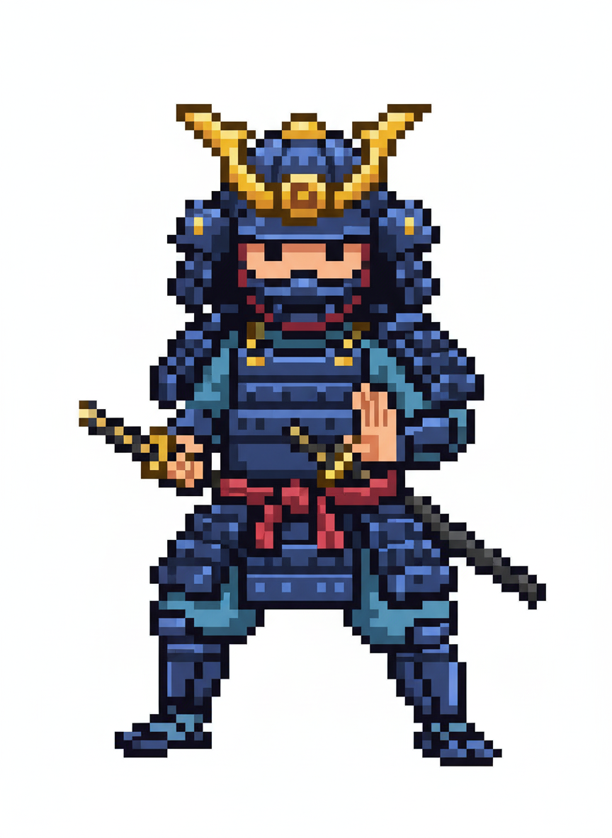 Samurai Andrew - Pixel Art