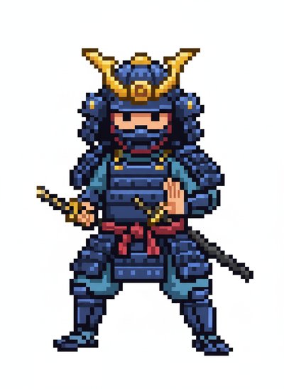 Andrew's Samurai Adventure 🌸 - Pixel Art