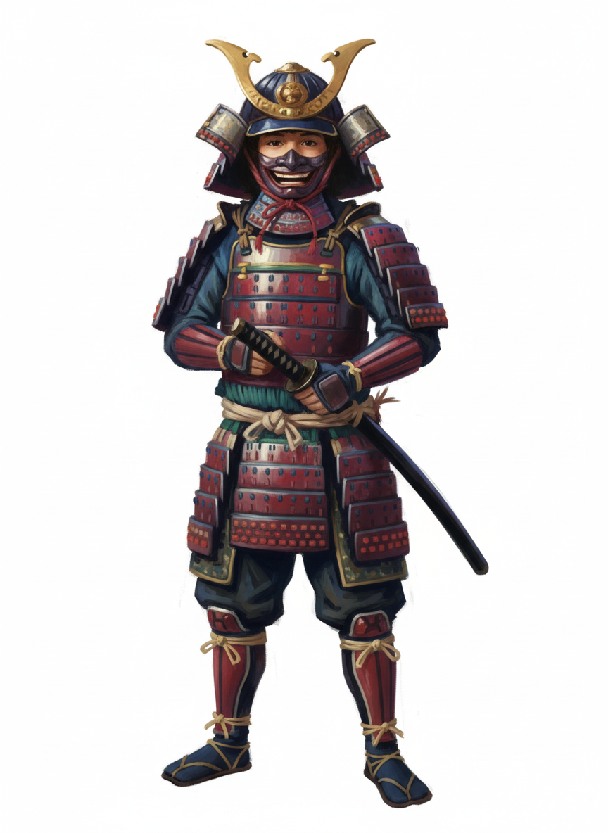 Samurai Andrew - Impressionist Painting