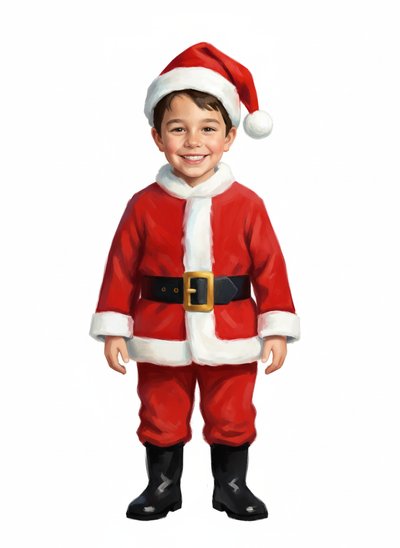 Andrew's Santa Adventures 🎅 - Impressionist Painting