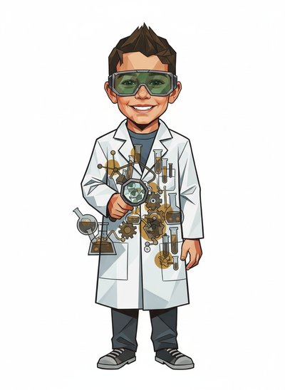 Andrew's Scientific Adventure 👨‍🔬 - Cubist Painting